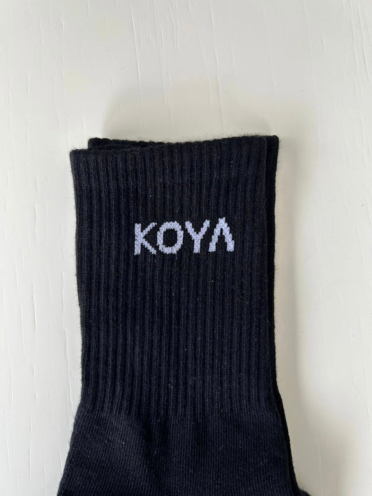 KOYA Essential Socks, Black