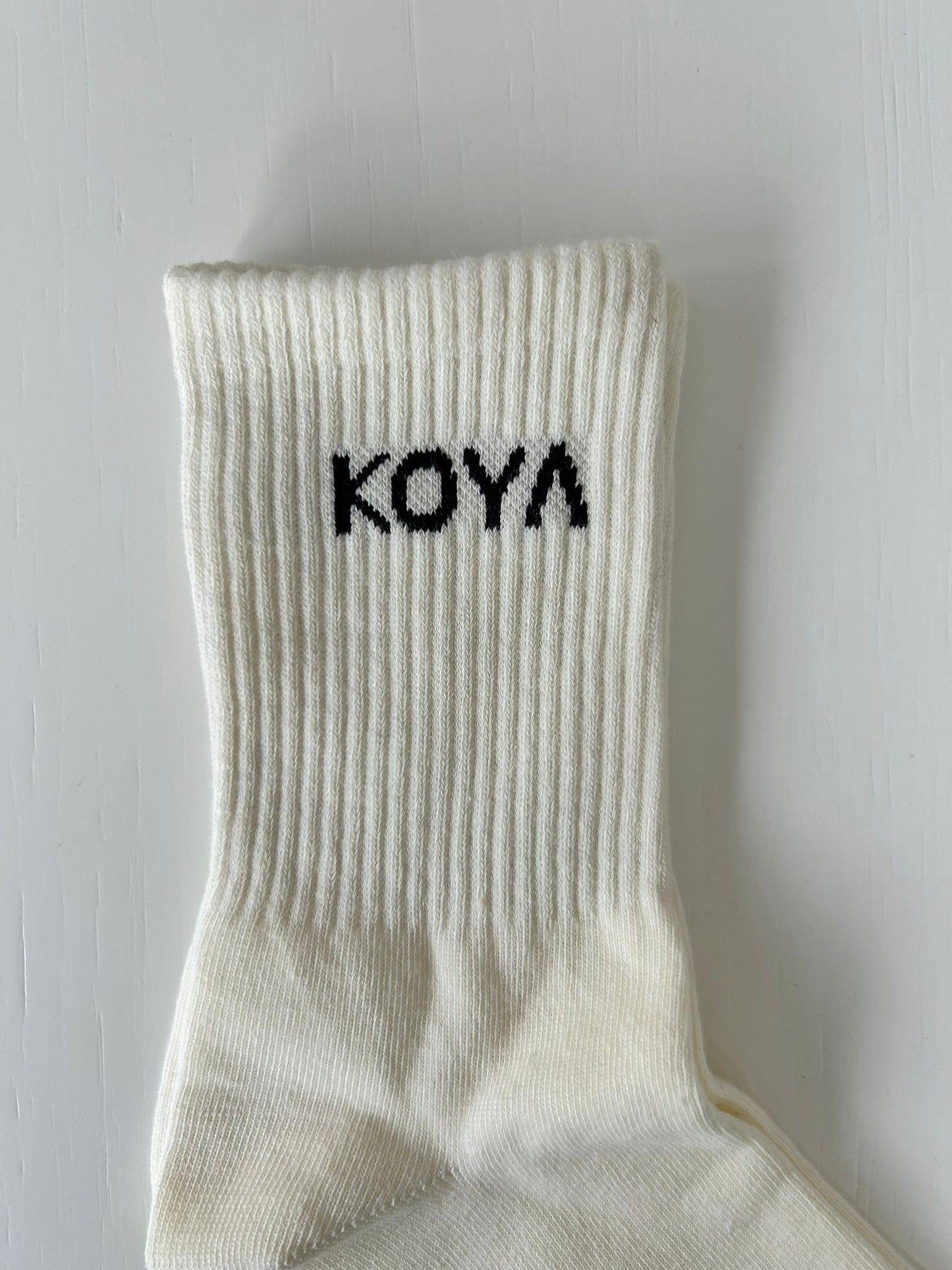 KOYA Essential Socks, Cream