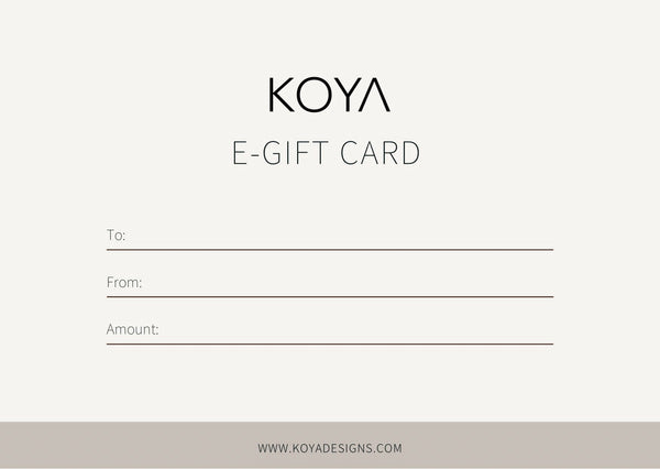 KOYA Designs Gift Card