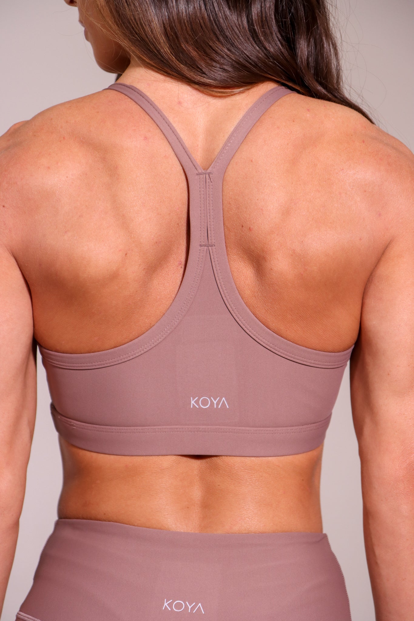 MOCHA Racerback Bra